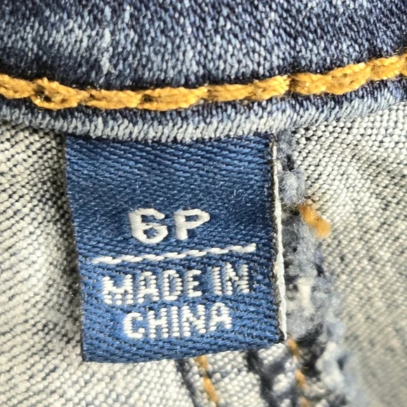 !iT Petite Curvy Skinny Ankle Millie Style 5 Pocket Denim Blue Jeans Size 6P - Picture 9 of 11